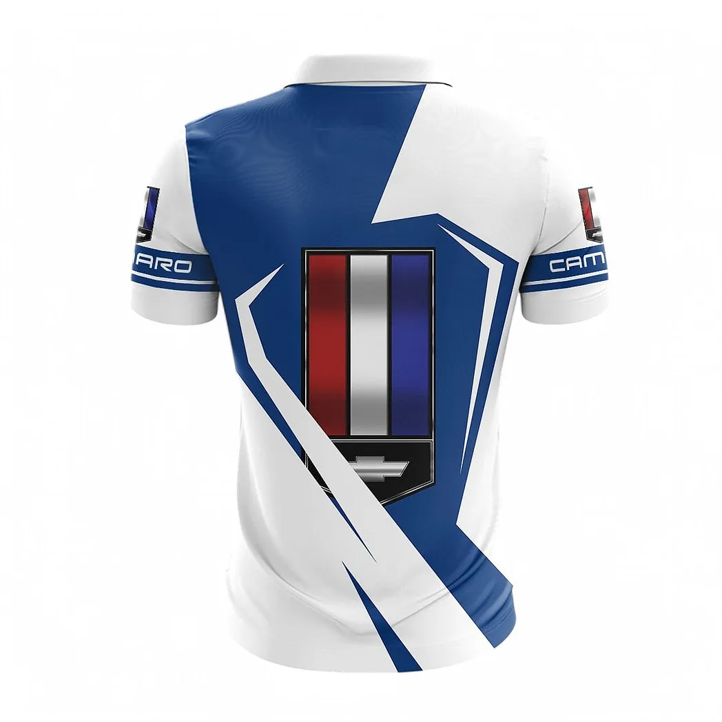 chevrolet camaro zipper polo shirt for men gift for chevrolet camaro fan car68022125906 qkwfh