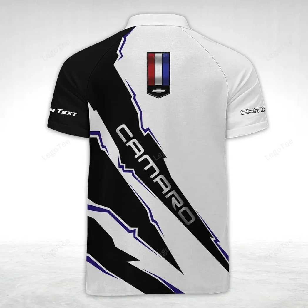 chevrolet camaro zipper polo shirt gift for chevrolet camaro lovers gift for gift for him husband boyfriend car128021025076 5kgly