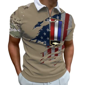 Chevrolet Camaro Zipper Polo Shirt, All Over Print Shirt For Chevrolet Camaro Fan CAR340213016-1