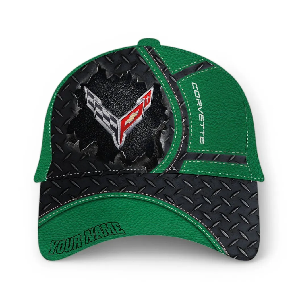 Chevrolet Corvette Classic Cap, Gift For Chevrolet Corvette Lovers, Gift For Him, Husband, Boyfriend - Green CAR49021825011-4