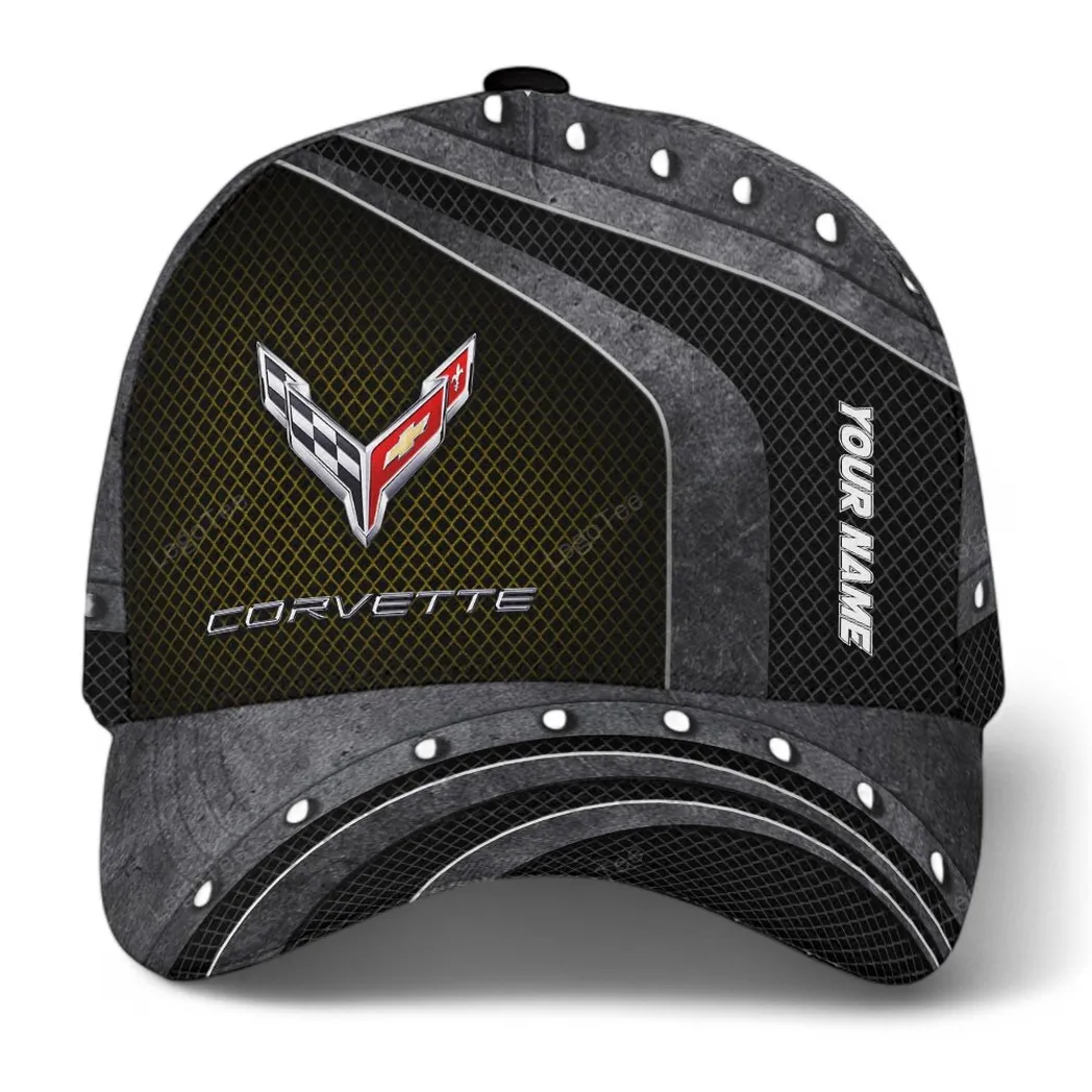 Chevrolet Corvette Classic Cap, Gift For Chevrolet Corvette Lovers, Gift For Him, Husband, Boyfriend CAR99031025025 - Yellow