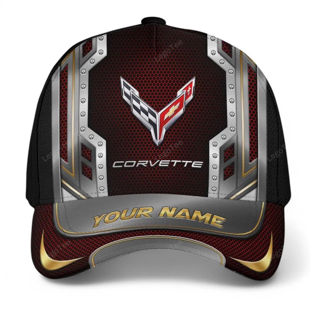 Chevrolet Corvette Classic Cap, Gift For Chevrolet Corvette Lovers, Gift For Him, Husband, Boyfriend CAR99031025150 - Red