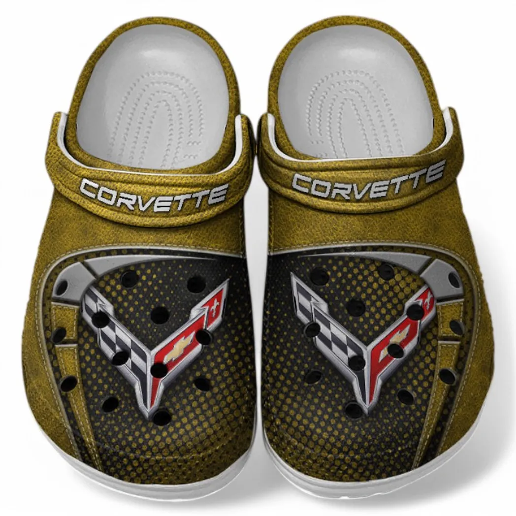 chevrolet corvette crocs sandals for men women gift for chevrolet corvette fan car177031425562 yellow coo04