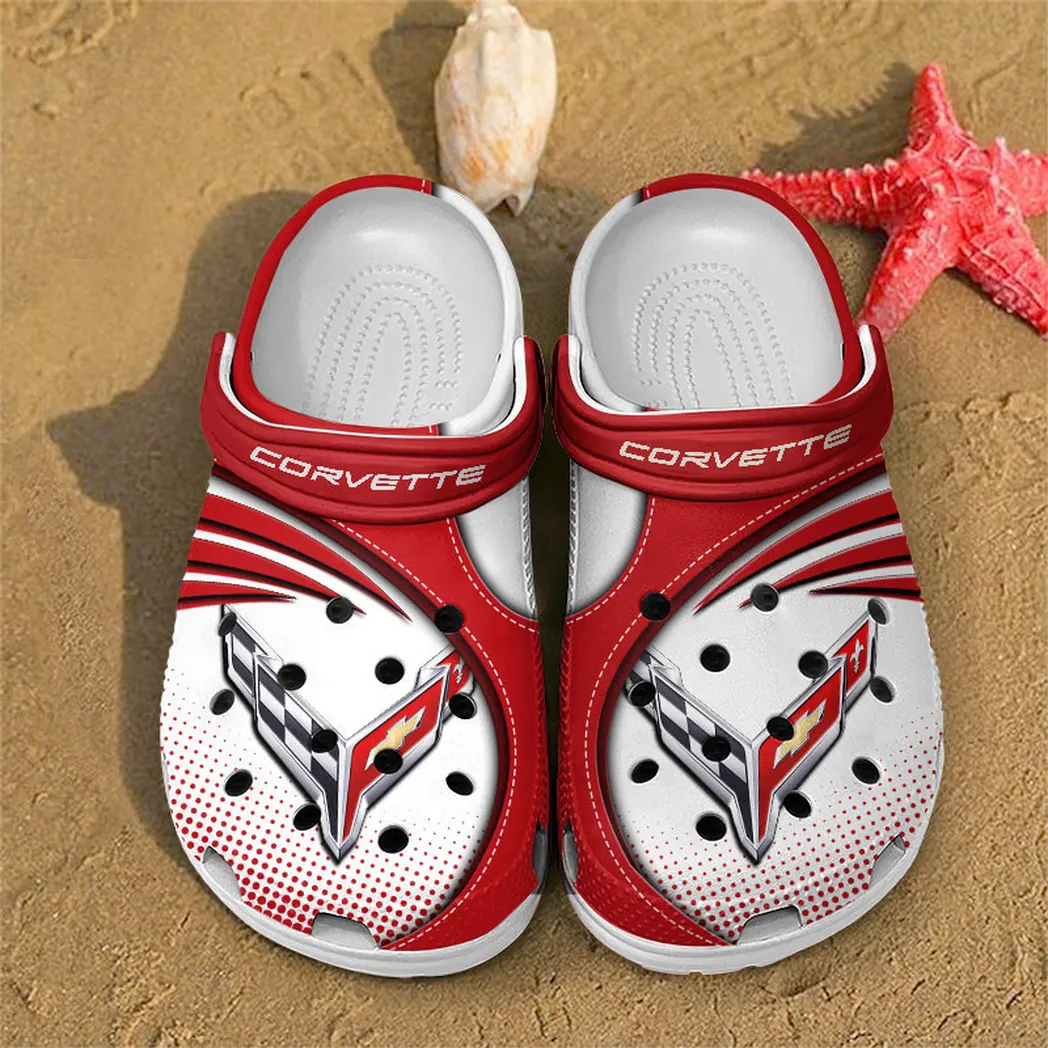 chevrolet corvette crocs sandals for men women gift for chevrolet corvette fan car181031525705 red qt7cj