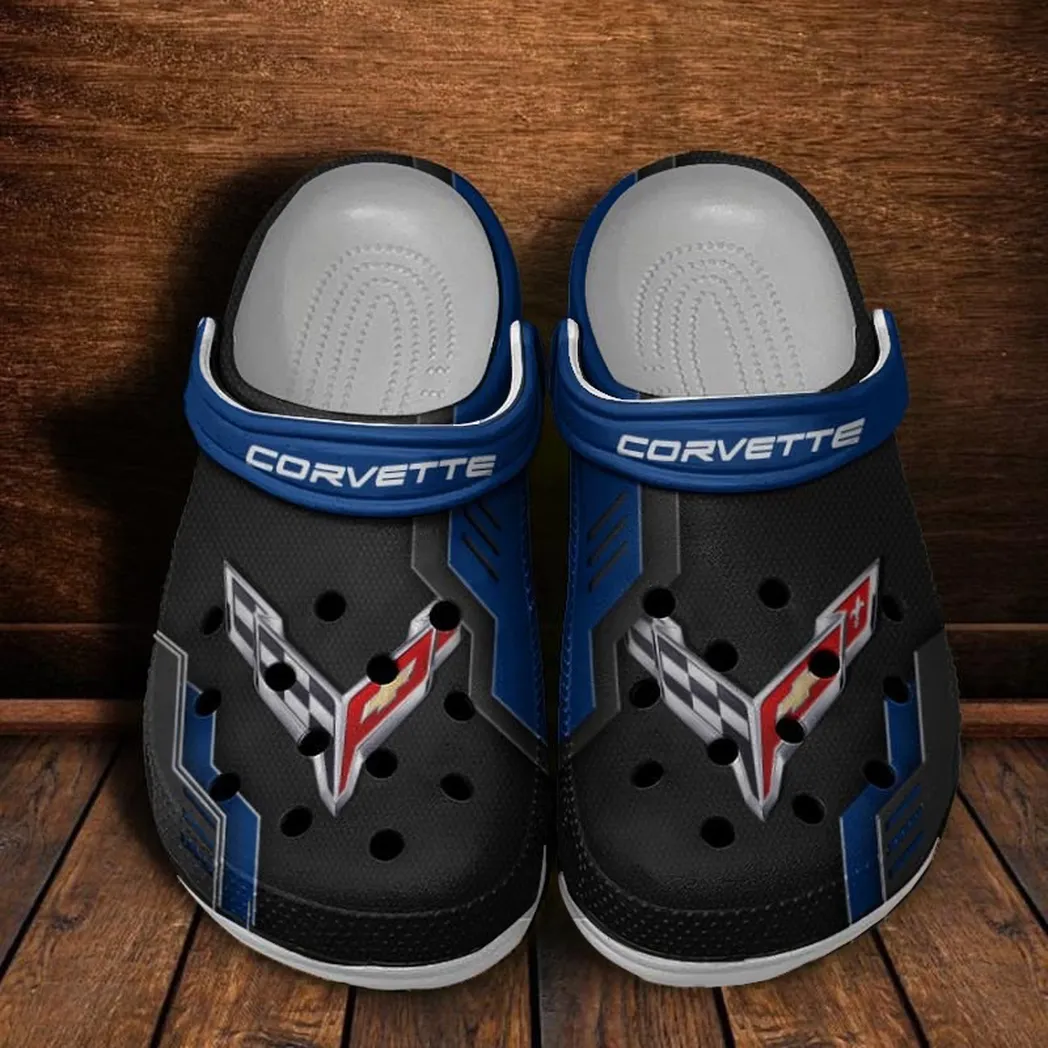 chevrolet corvette crocs shoes clogs men women gift for chevrolet corvette fan car185031525246 blue ii77n