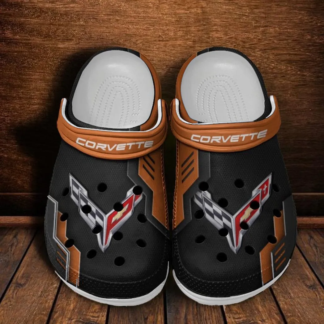 chevrolet corvette crocs shoes clogs men women gift for chevrolet corvette fan car185031525246 orange y9jcp