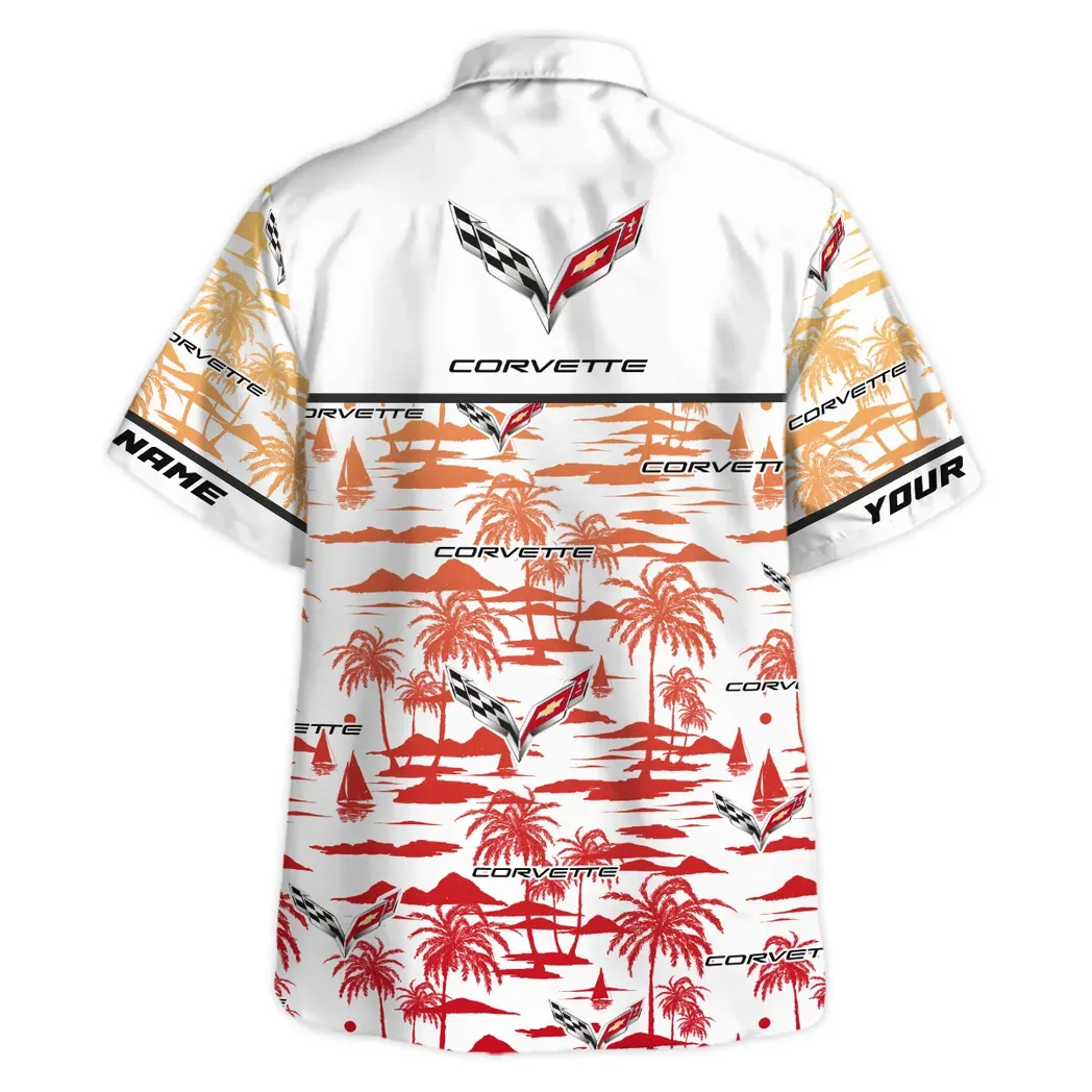 chevrolet corvette custom hawaiian shirt for men gift for chevrolet corvette fan car205031225675 ksfm0