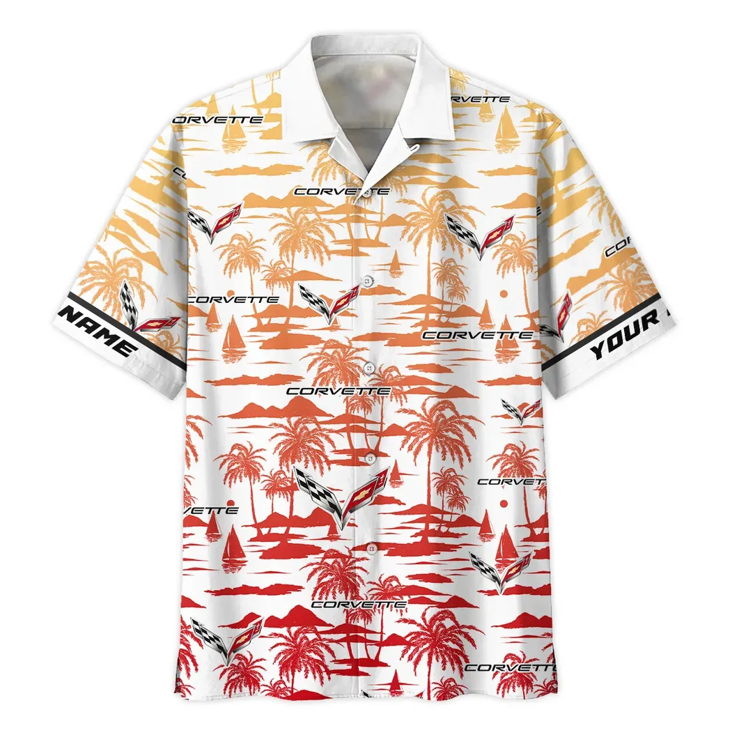 chevrolet corvette custom hawaiian shirt for men gift for chevrolet corvette fan car205031225675 mewwe