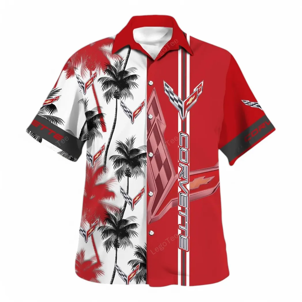 chevrolet corvette hawaiian shirt for men gift for chevrolet corvette lovers gift for him husband boyfriend car143021125004 2mmnw