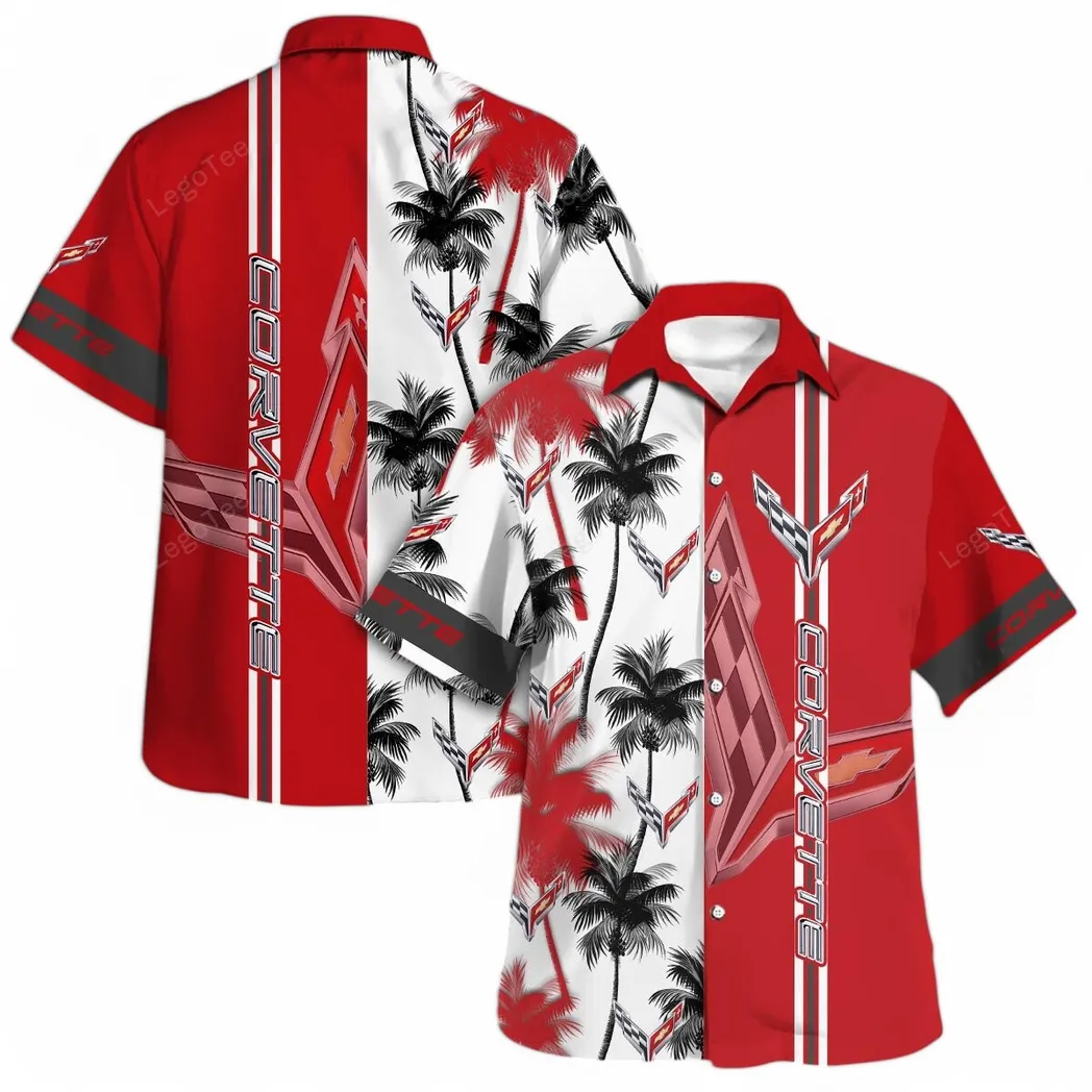 chevrolet corvette hawaiian shirt for men gift for chevrolet corvette lovers gift for him husband boyfriend car143021125004 ej2ae