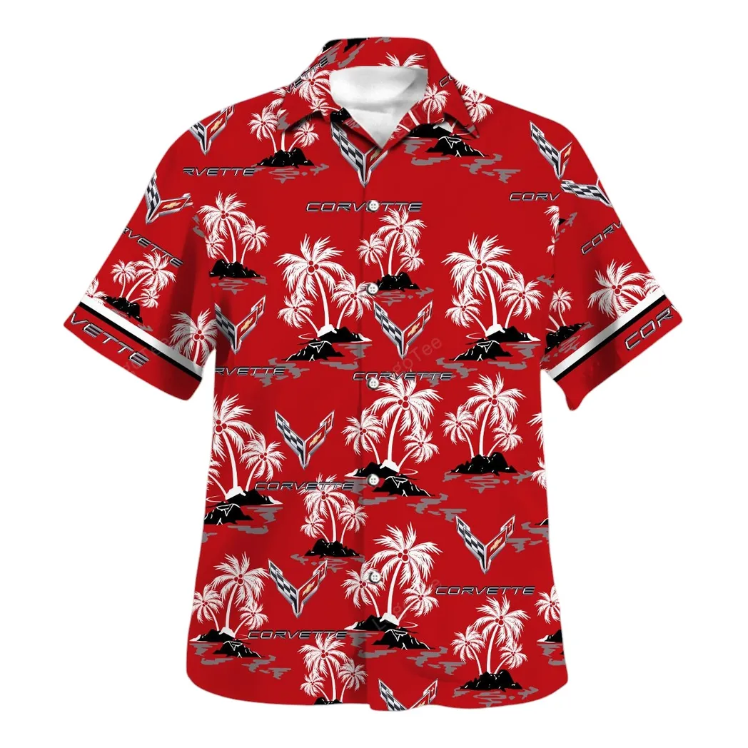 chevrolet corvette hawaiian shirt for men gift for chevrolet corvette lovers gift for him husband boyfriend car144021125461 2 no5an