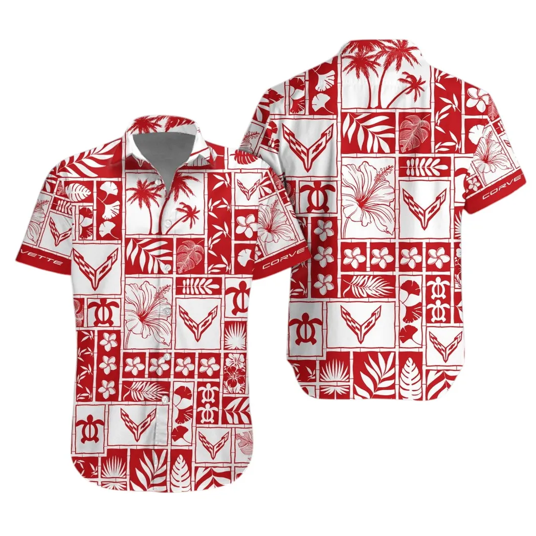 Chevrolet Corvette Hawaiian Shirt For Men, Gift For Chevrolet Corvette Lovers, Gift For Him, Husband, Boyfriend CAR35021425008-1