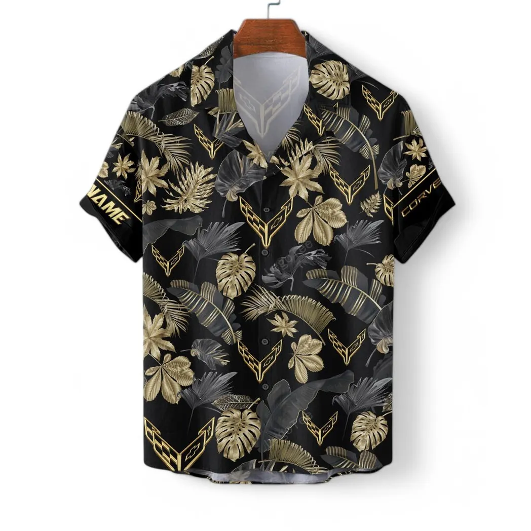 chevrolet corvette hawaiian shirt set for men gift for chevrolet corvette lovers gift for him husband boyfriend car139021125178 1 l4p7u