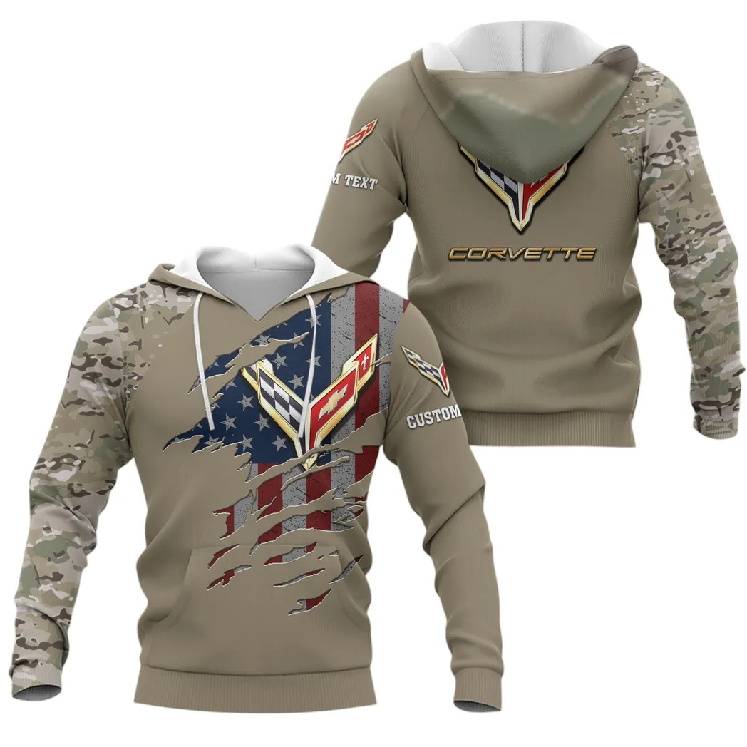 Chevrolet Corvette Hoodie, Gift For Chevrolet Corvette Lovers, Gift For Him, Husband, Boyfriend CAR46021725013-4