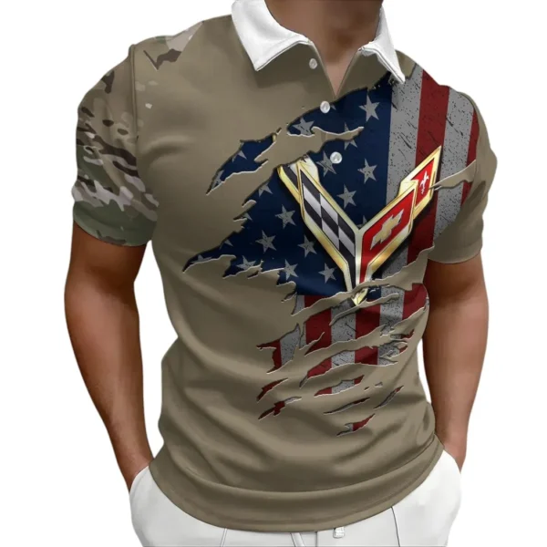 chevrolet corvette polo shirt gift for chevrolet corvette lovers gift for him husband boyfriend car340213017 2 zajcw