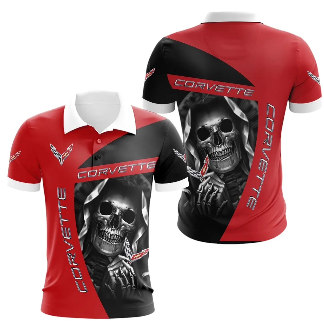 chevrolet corvette polo shirt gift for chevrolet corvette lovers gift for him husband boyfriend car6702212504