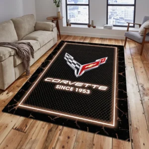 Chevrolet Corvette Rug, All Over Print Carpet For Chevrolet Corvette Lovers CAR5202192511 - Brown