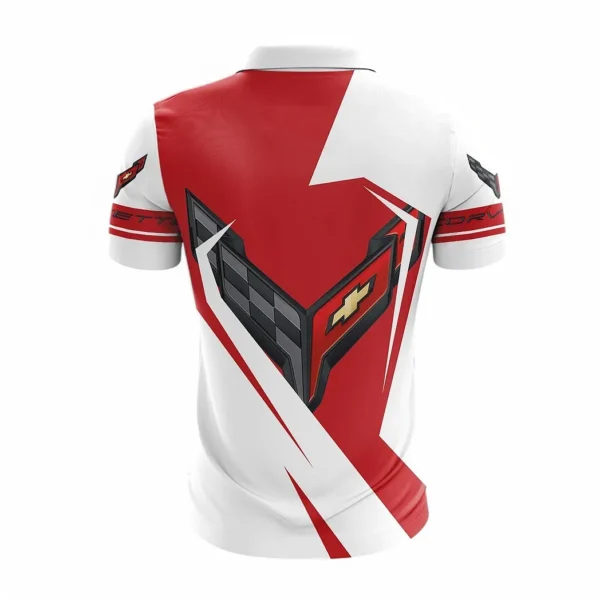 chevrolet corvette zipper polo shirt for men gift for chevrolet corvette fan car68022125933 nkuly