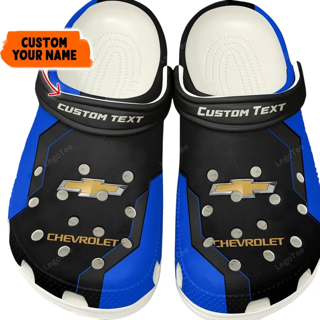 Chevrolet Crocs, Gift For Chevrolet Lovers, Gift For Him, Husband, Boyfriend - Blue CAR140021225561-1