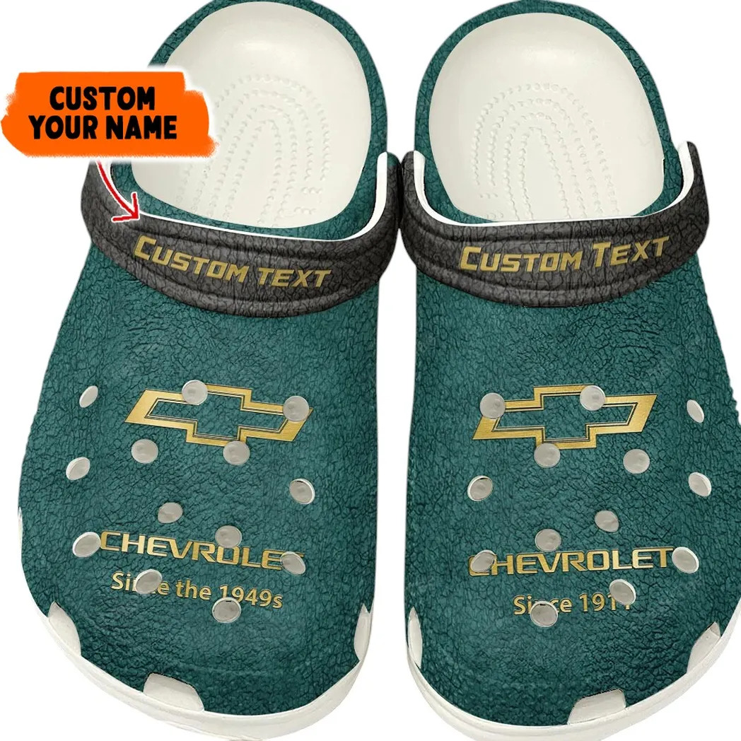 chevrolet crocs gift for chevrolet lovers gift for him husband boyfriend cyan car141021225674 3 kcg1i