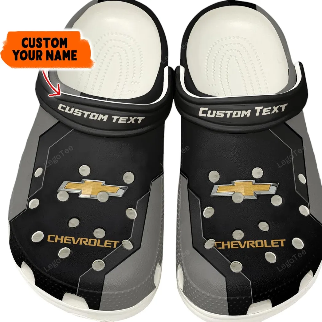 Chevrolet Crocs, Gift For Chevrolet Lovers, Gift For Him, Husband, Boyfriend - Gray CAR140021225561-4