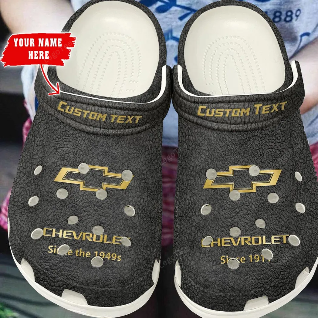 chevrolet crocs gift for chevrolet lovers gift for him husband boyfriend gray car141021225674 4 6hkjc