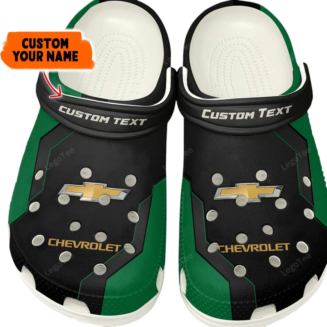 chevrolet crocs gift for chevrolet lovers gift for him husband boyfriend green car140021225561 5 sfjqn