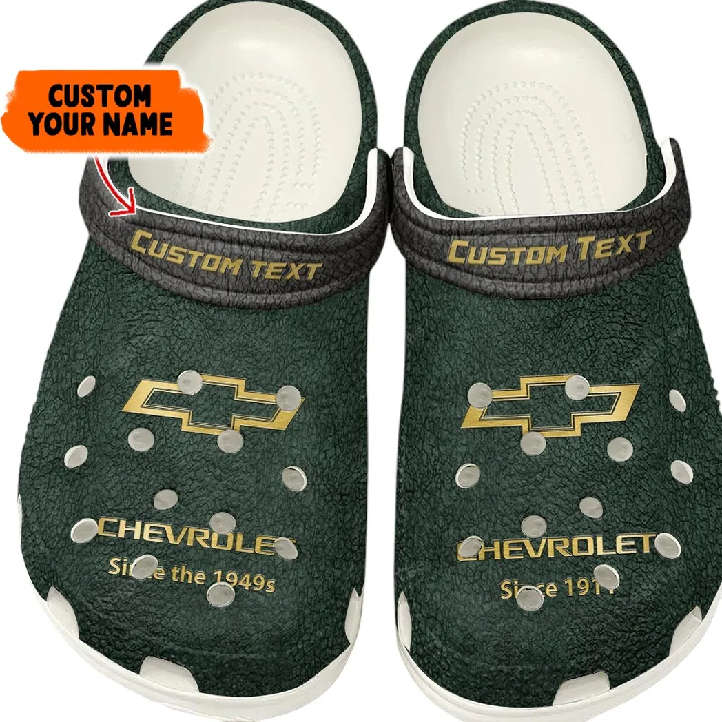 Chevrolet Crocs, Gift For Chevrolet Lovers, Gift For Him, Husband, Boyfriend - Green CAR141021225674-5