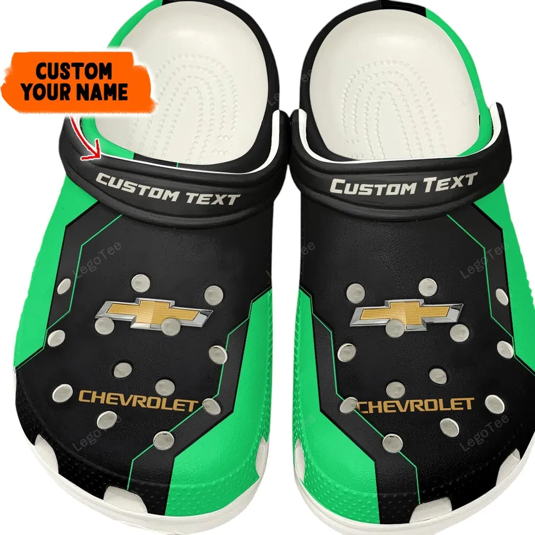Chevrolet Crocs, Gift For Chevrolet Lovers, Gift For Him, Husband, Boyfriend - Kelly Green CAR140021225561-6