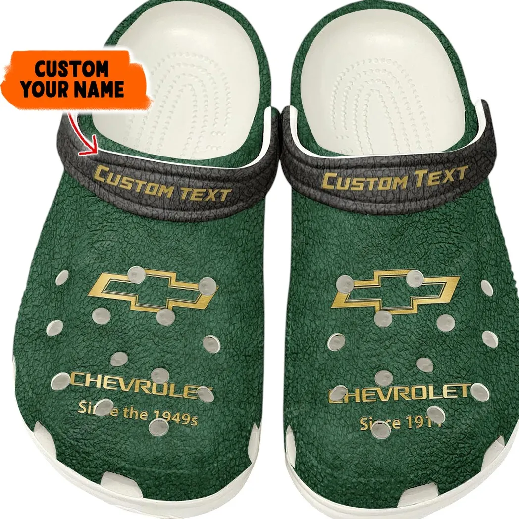 Chevrolet Crocs, Gift For Chevrolet Lovers, Gift For Him, Husband, Boyfriend - Kelly Green CAR141021225674-6