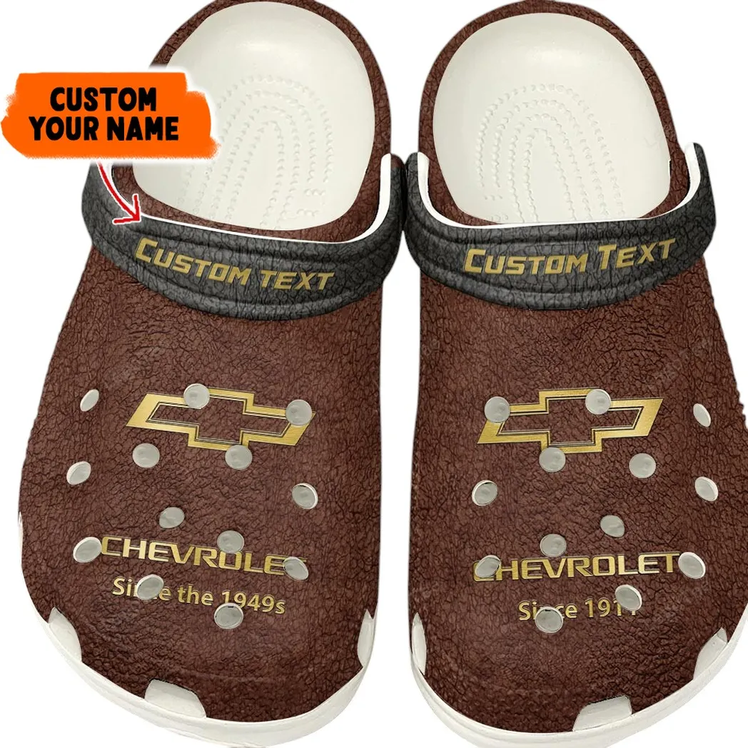 Chevrolet Crocs, Gift For Chevrolet Lovers, Gift For Him, Husband, Boyfriend - Orange CAR141021225674-7