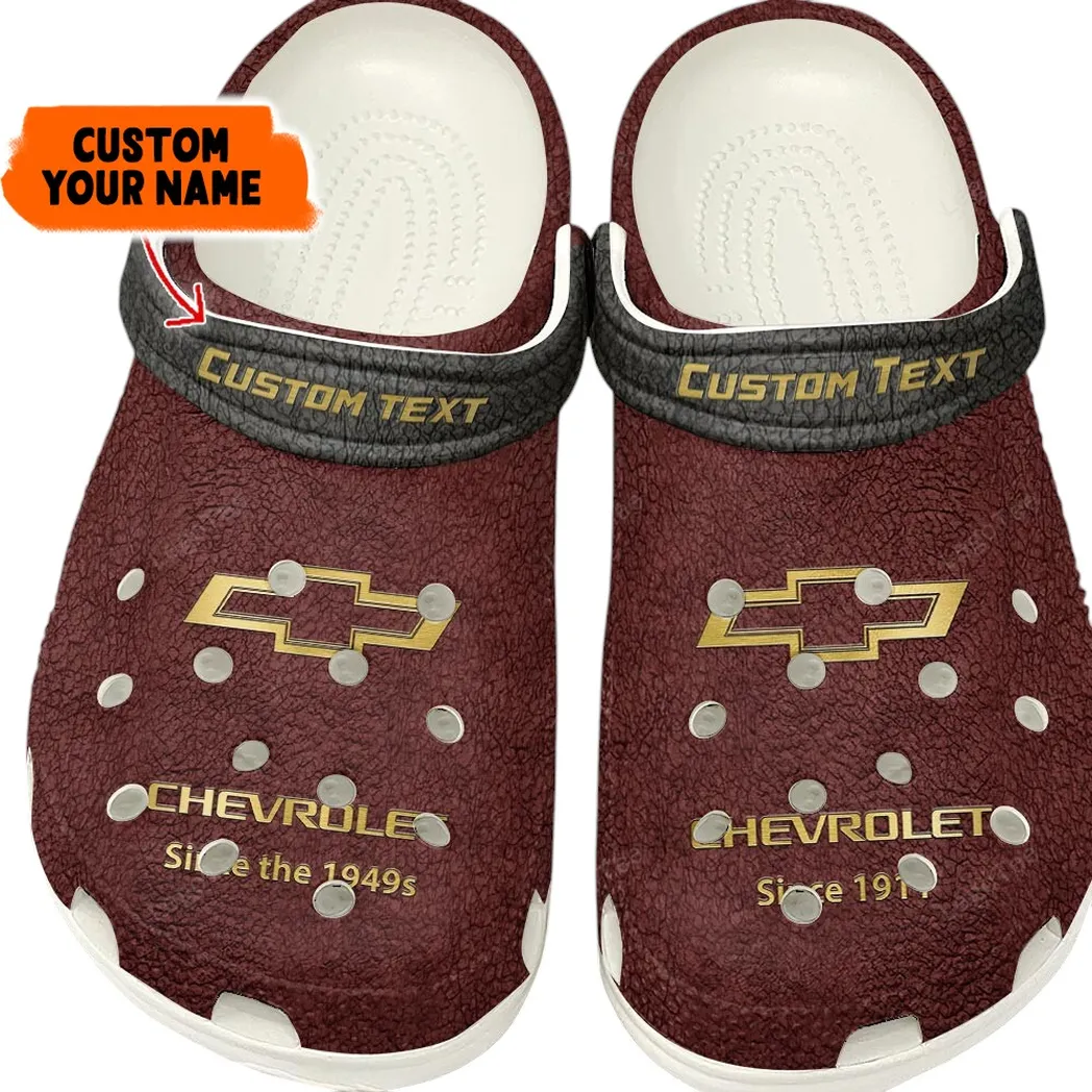 Chevrolet Crocs, Gift For Chevrolet Lovers, Gift For Him, Husband, Boyfriend - Red CAR141021225674-8