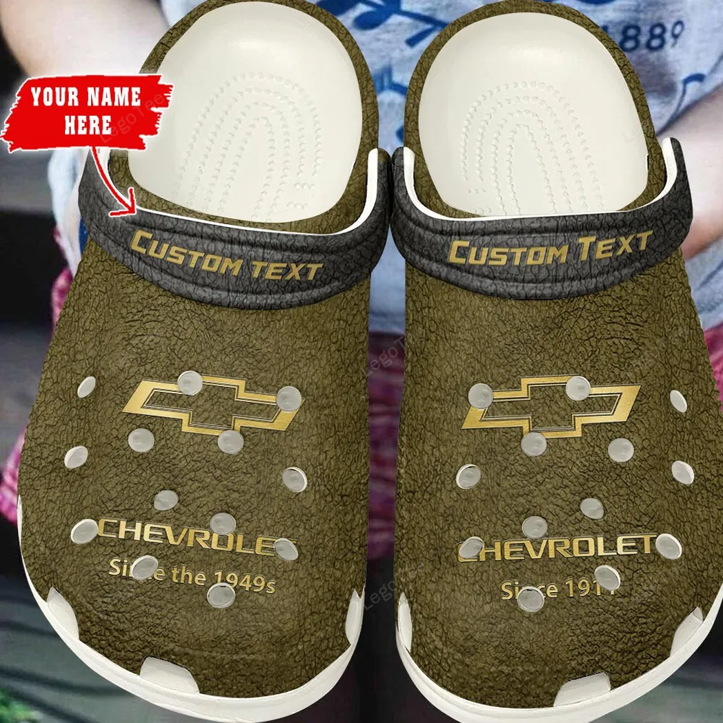 chevrolet crocs gift for chevrolet lovers gift for him husband boyfriend yellow car141021225674 9