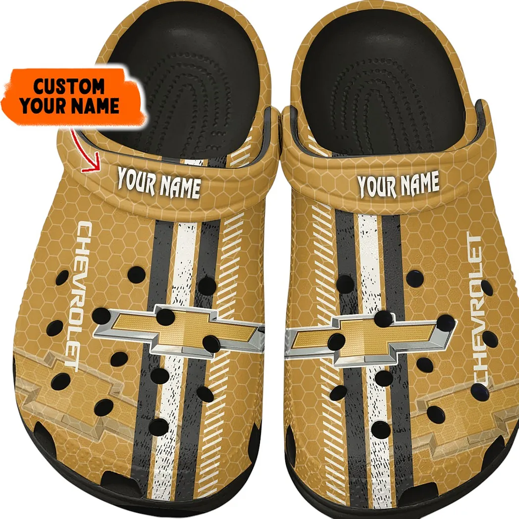 chevrolet crocs shoes gift for chevrolet lovers birthday gift for husband boyfriend car82022025575 black 5rjcs