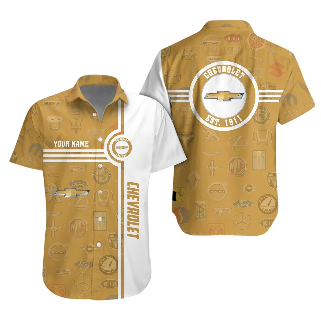 chevrolet hawaiian shirt for men all logo gift for chevrolet fan car174022525018