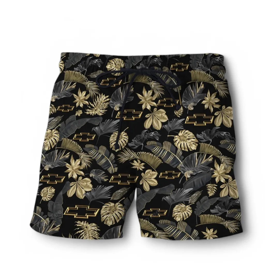 chevrolet hawaiian shirt set for men gift for chevrolet lovers gift for him husband boyfriend car139021125147 1 qhfsj