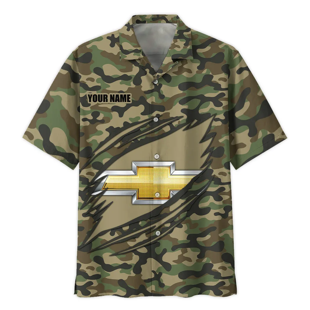 chevrolet hawaiian shirt style camo oversized hawaiian car210040825694 oin26