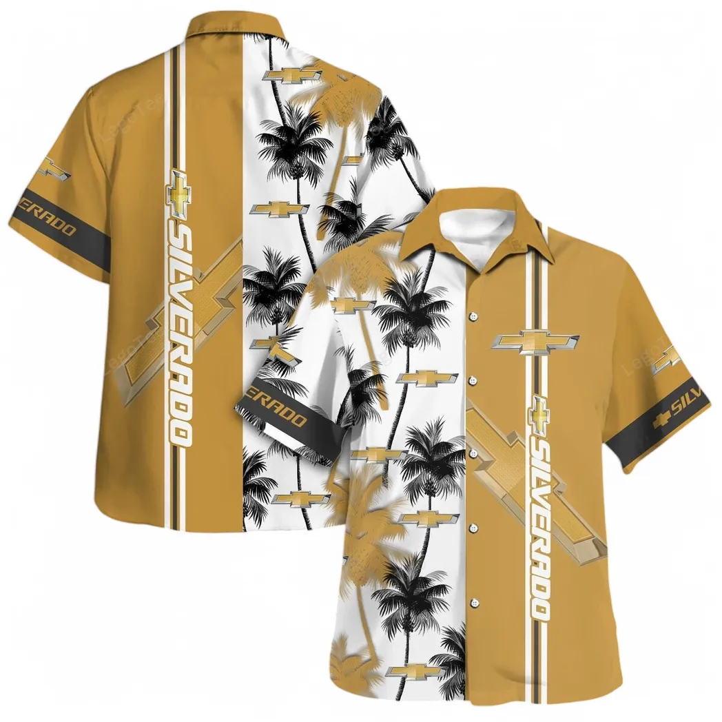 chevrolet silverado hawaiian shirt for men gift for chevrolet silverado lovers gift for him husband boyfriend car143021125014 ainc5