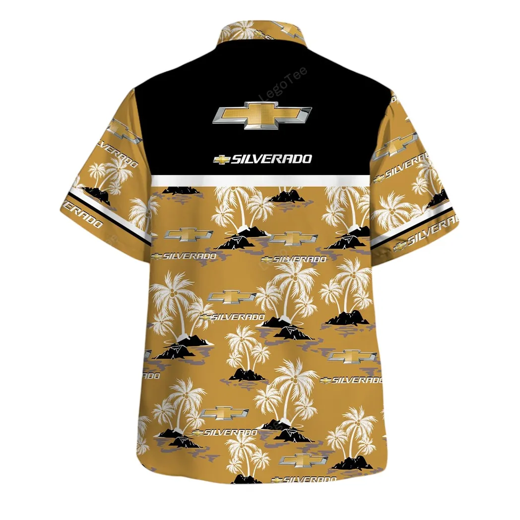 chevrolet silverado hawaiian shirt for men gift for chevrolet silverado lovers gift for him husband boyfriend car144021125487 2 pybf3