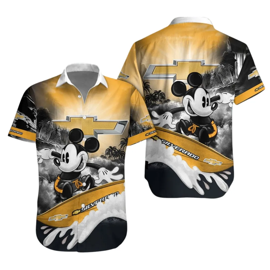 chevrolet silverado hawaiian shirt for men gift for chevrolet silverado lovers gift for him husband boyfriend car53030625016