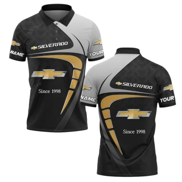 chevrolet silverado polo shirt gift for chevrolet silverado lovers gift for him husband boyfriend car11603032514 la0pj