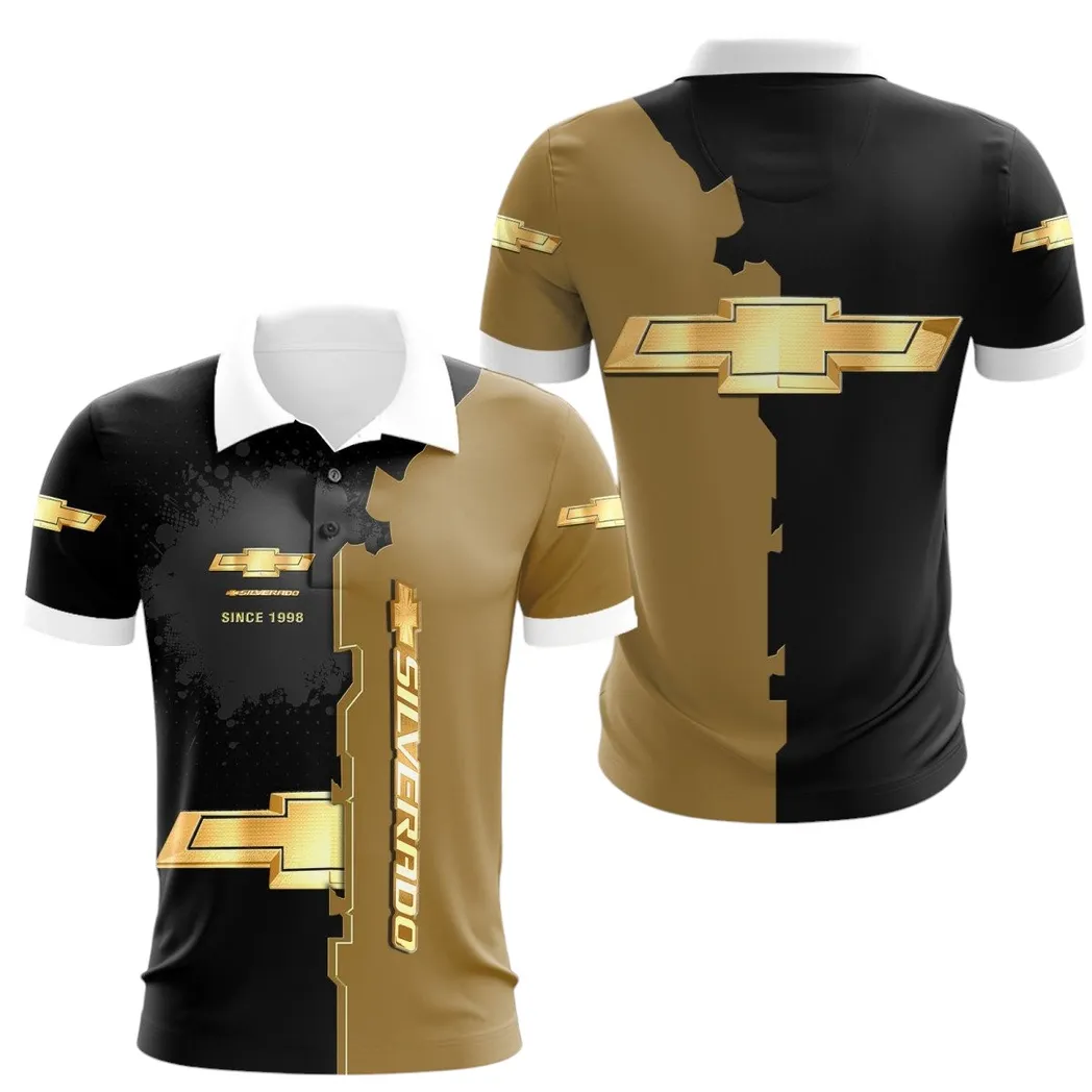 chevrolet silverado polo shirt gift for chevrolet silverado lovers gift for him husband boyfriend car44021725013 1