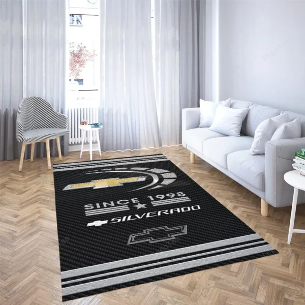 chevrolet silverado rug gift for chevrolet silverado lovers gift for him husband boyfriend car125021325626 ajsfi