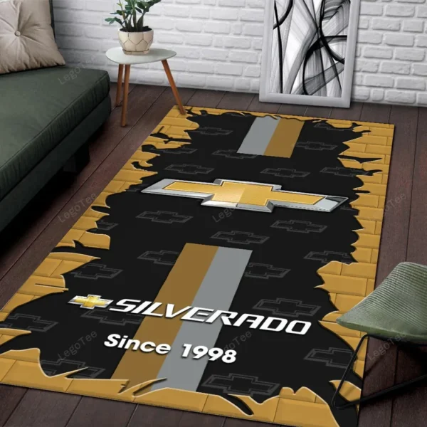chevrolet silverado rug gift for chevrolet silverado lovers gift for him husband boyfriend car133021225726 azpng