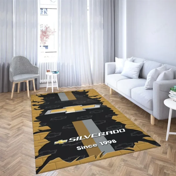 chevrolet silverado rug gift for chevrolet silverado lovers gift for him husband boyfriend car133021225726 nlhe8