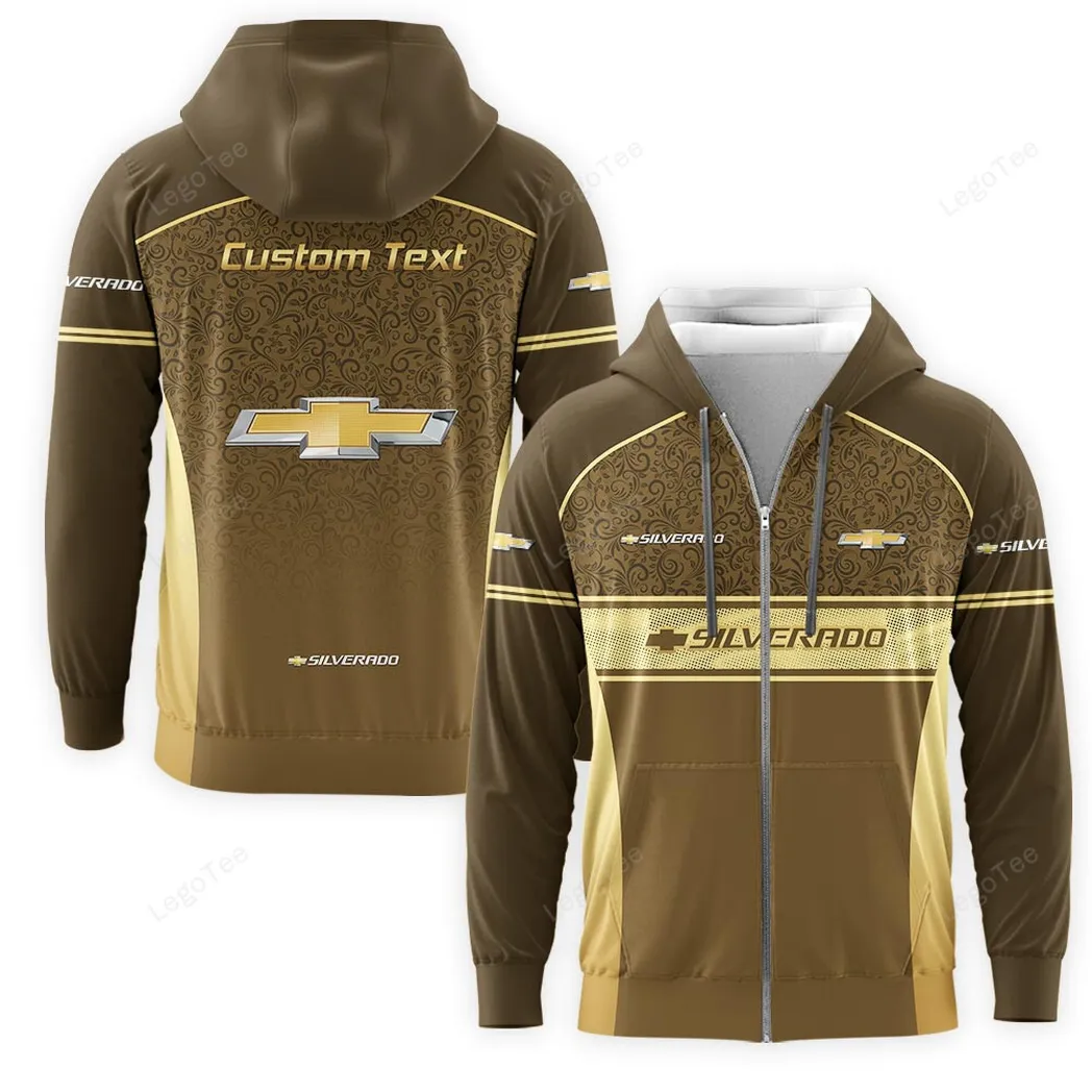 Chevrolet Silverado Zipper Hoodie, Gift For Chevrolet Silverado Lovers, Gift For Him, Husband, Boyfriend CAR137021325919-6