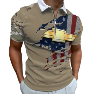 chevrolet silverado zipper polo shirt gift for chevrolet silverado lovers gift for him husband boyfriend car340213018 1 27u9j