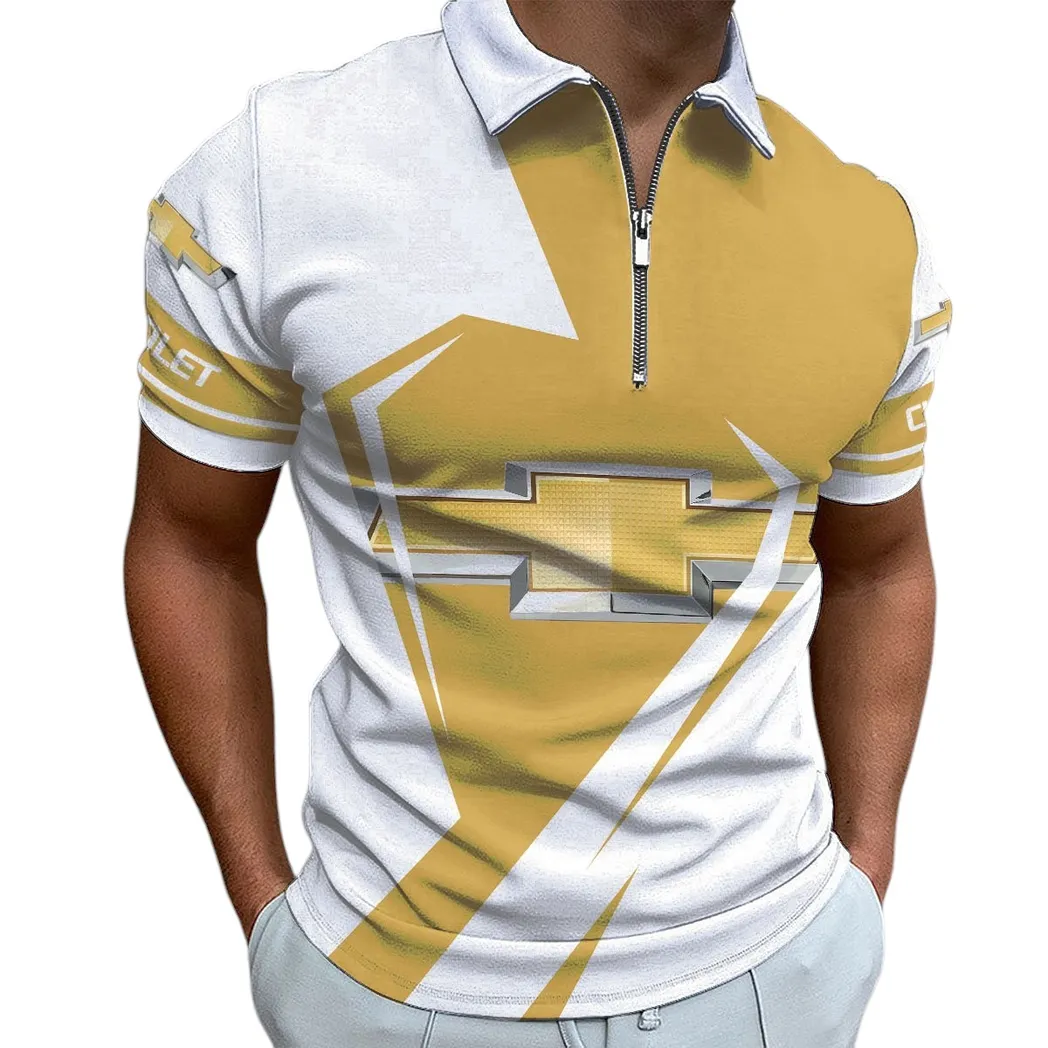 chevrolet zipper polo shirt gift for chevrolet lovers gift for him husband boyfriend car3202122540 v4naz