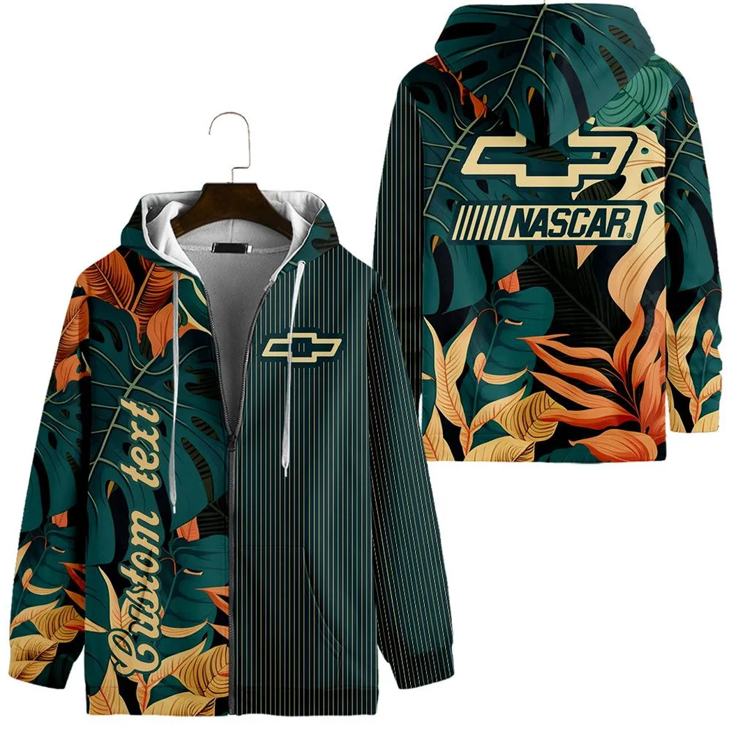 chevy nascar vintage zip hoodie custom all over print car434041725242 h3lbr