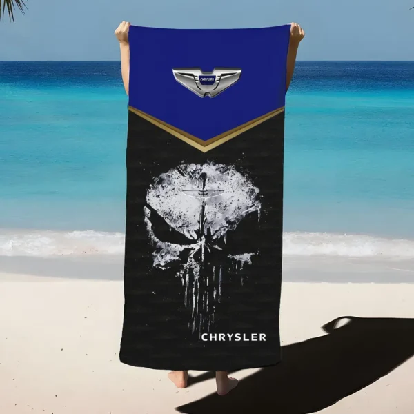 chrysler beach towel gift for chrysler lovers gift for him husband boyfriend car17302252510 is2tg